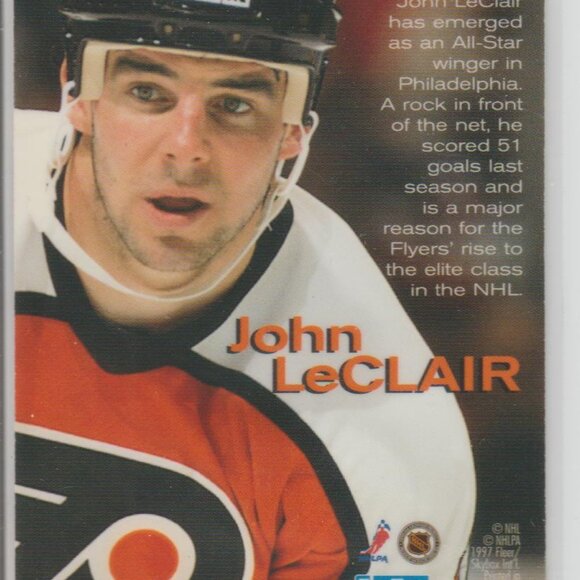 RARE John LeClair1996-97 Skybox Impact SkyPin - Picture 2 of 3